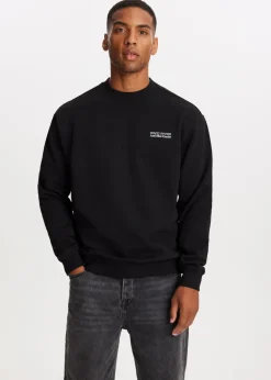 Oversized sweater met logo
