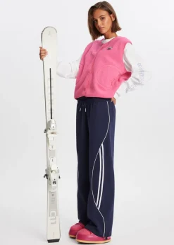 Oversized teddy gilet