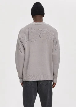 Oversized trui overlap logo