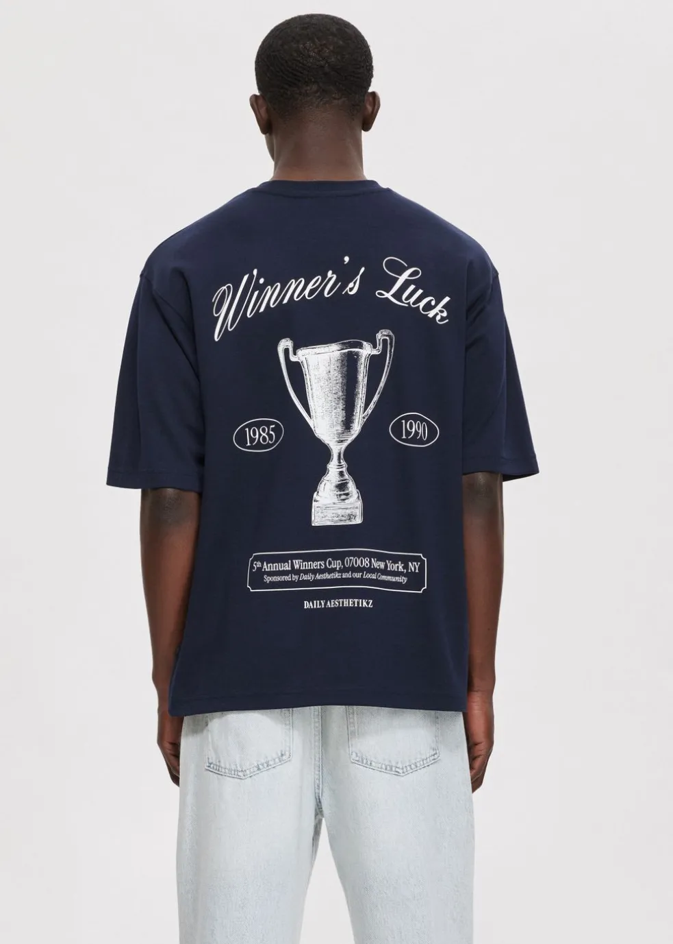 Oversized t-shirt winner's luck