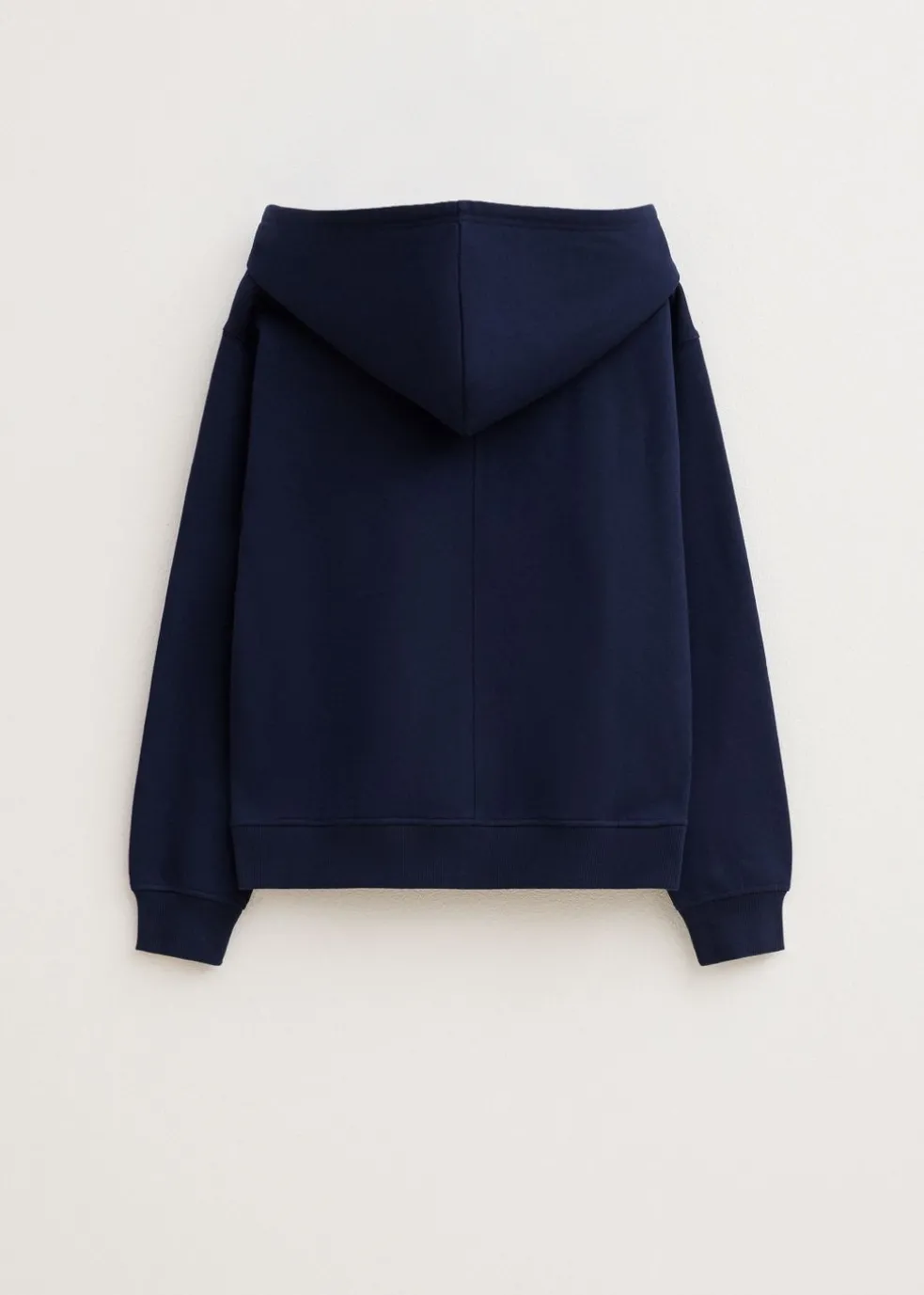 Oversized vest met rits