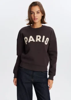 Paris geborduurde sweater