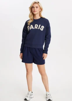 Paris geborduurde sweater