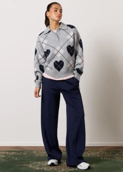 Pintuck broek
