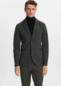 Piqué blazer