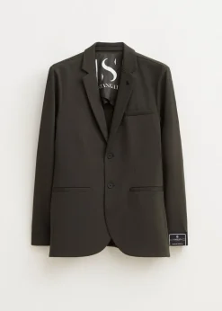 Piqué blazer