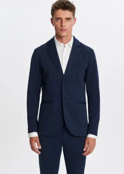 Piqué blazer