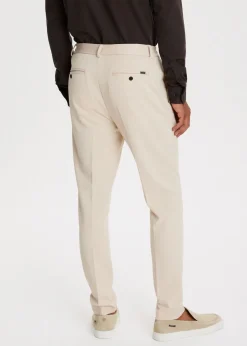 Piqué chino slim fit