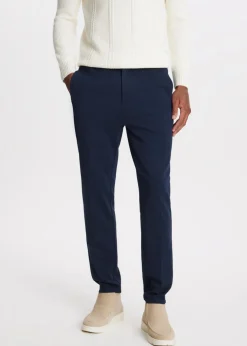 Piqué chino slim fit