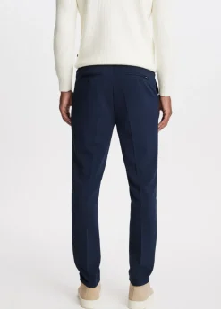 Piqué chino slim fit