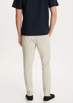 Piqué chino slim fit