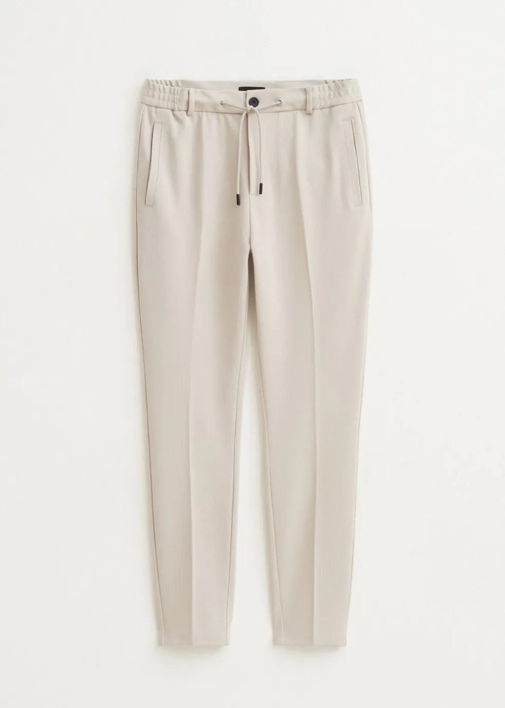 Piqué chino slim fit