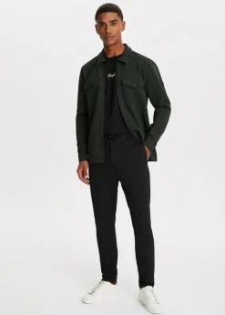 Piqué chino slim fit