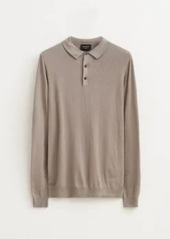 Polo met lange mouwen