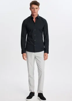 Poplin overhemd