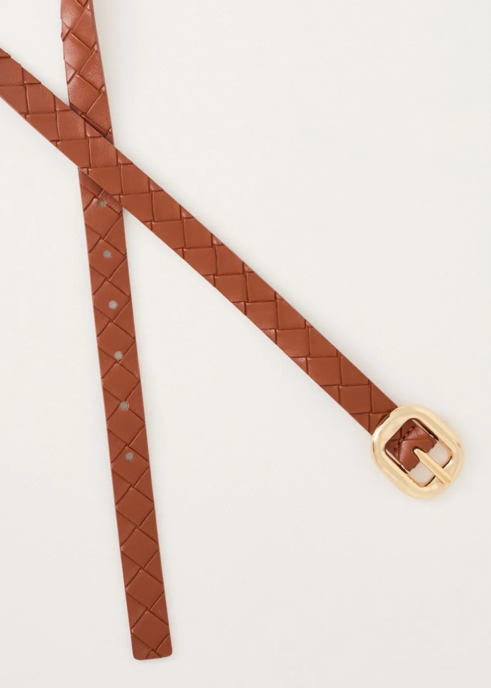 Riem met gevlochten design