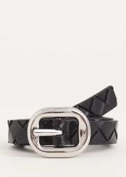 Riem met gevlochten design