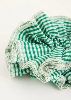 Scrunchie met ruitpatroon