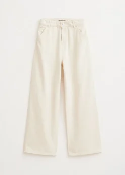 Straight leg jeans met baggy fit