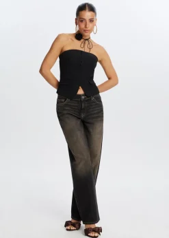 Strapless gilet