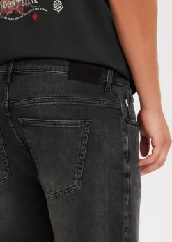 Stretchy straight leg jeans