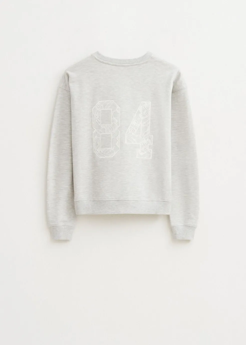 Sweater met backprint