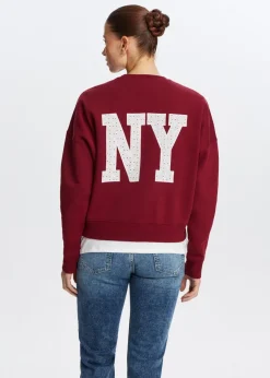 Sweater met broderie