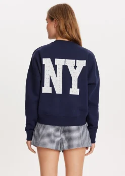 Sweater met broderie