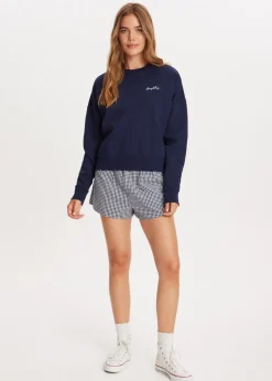 Sweater met broderie