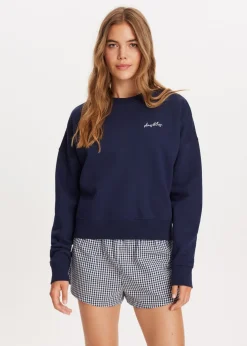 Sweater met broderie