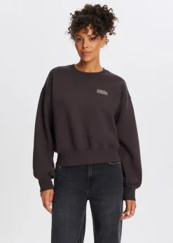 Sweater met collect print