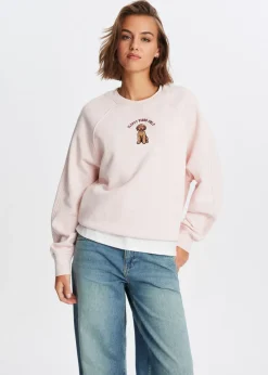 Sweater met fluffy print