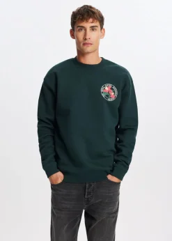 Sweater met geborduurde bloemen