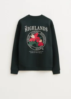 Sweater met geborduurde bloemen