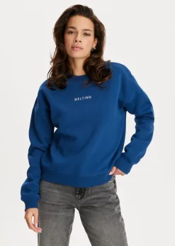 Sweater met merk print