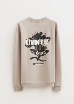 Sweater met print bloem