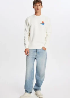 Sweater met print bloem