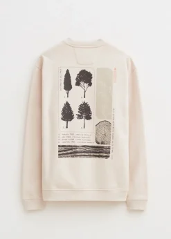 Sweater met print bomen