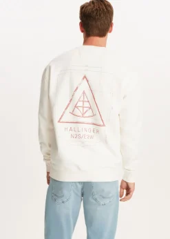 Sweater met print driehoek