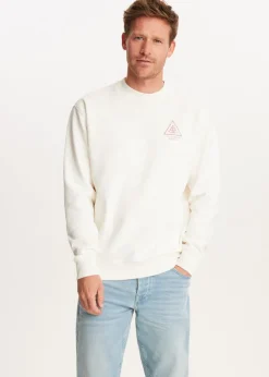 Sweater met print driehoek