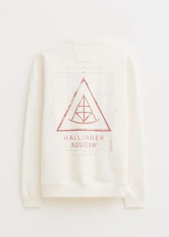 Sweater met print driehoek