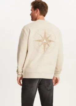 Sweater met print kompas