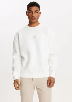 Sweater met print society