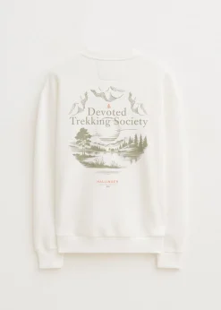 Sweater met print society