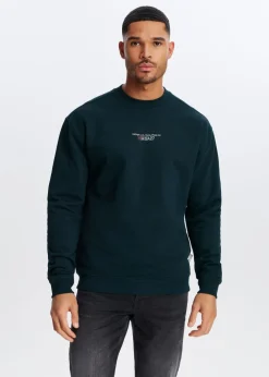 Sweater met print wereldbol