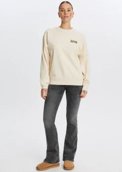 Sweater met ski print