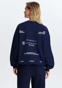 Sweater met tekstprint