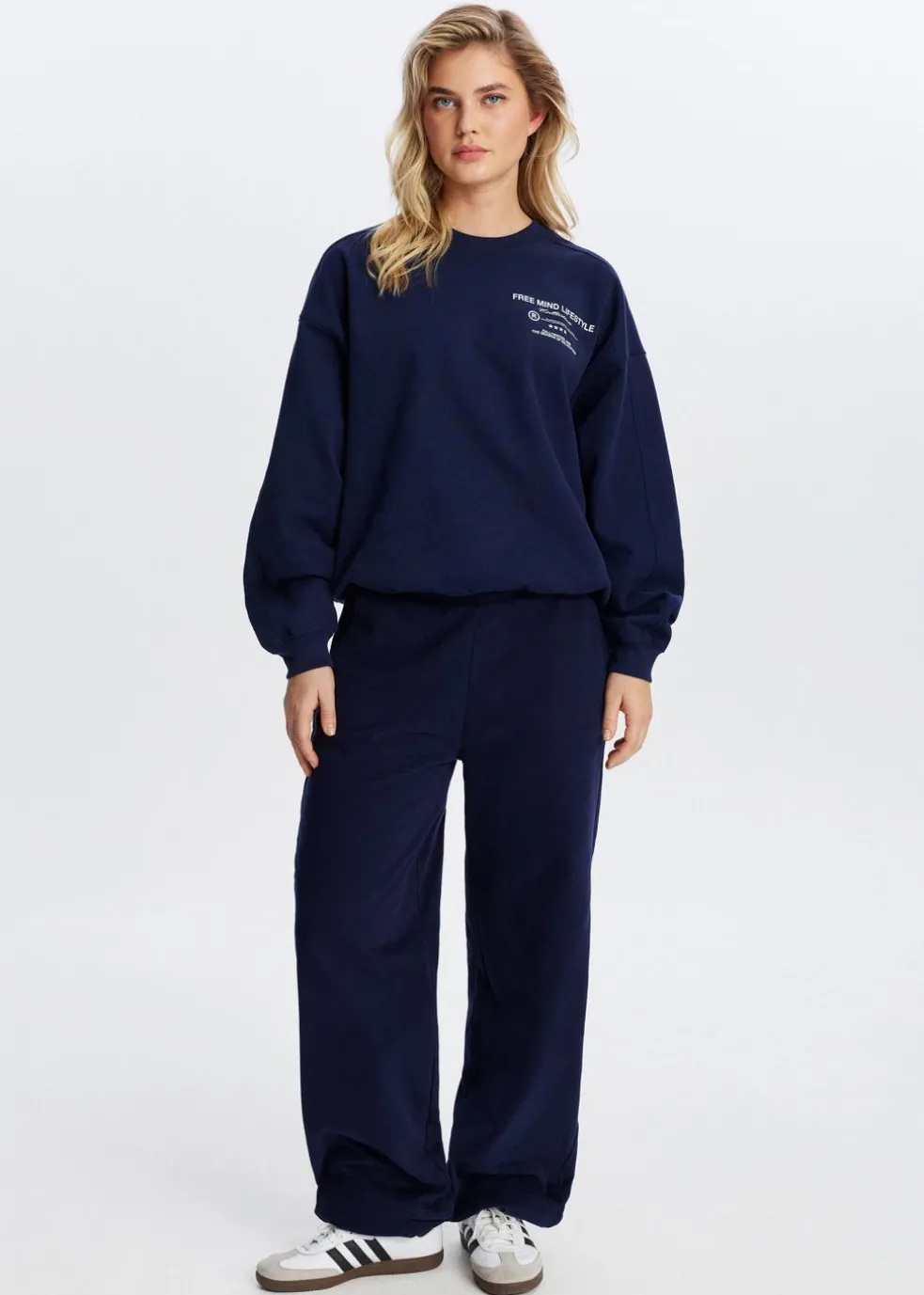 Sweater met tekstprint