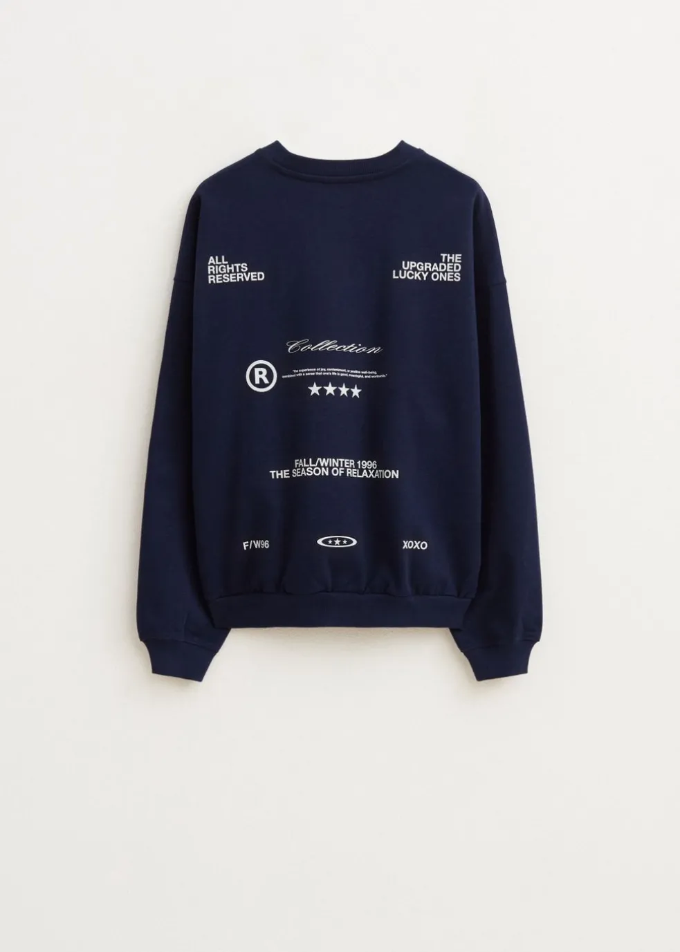 Sweater met tekstprint
