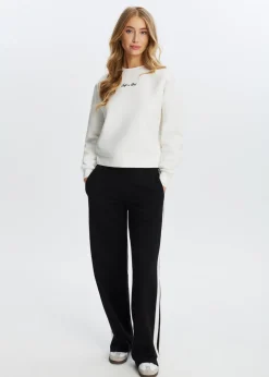 Sweater met tekstprint